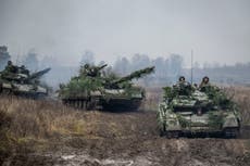 Actualités Ukraine-Russie – en direct: Putin declares war as blasts heard across country
