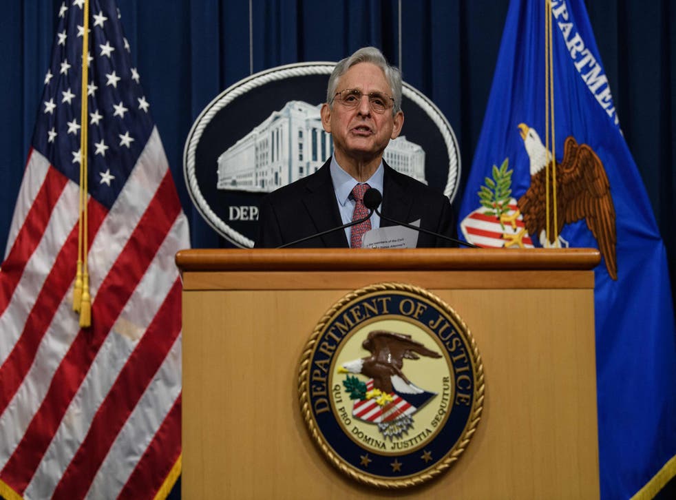 <p>US AG Merrick Garland speaks about the conviction of Ahmaud Arbery’s killers </s>