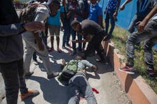 1 殺された, 2 wounded as police clash with Haitian workers