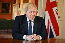 Boris Johnson news - live: UK hits Putin  with sanctions