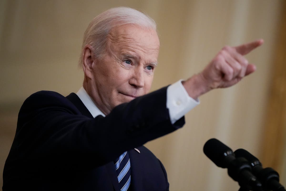 Biden refuses to say why US not personally sanctioning Putin after Ukraine invasion