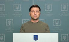Ukraine president says his country ‘has been left to fight alone’ 