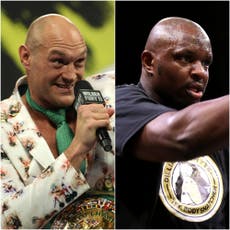 Tyson Fury back in the UK for fight with Dillian Whyte at Wembley on April 23