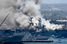 Sailor facing court martial in fire that destroyed Navy ship