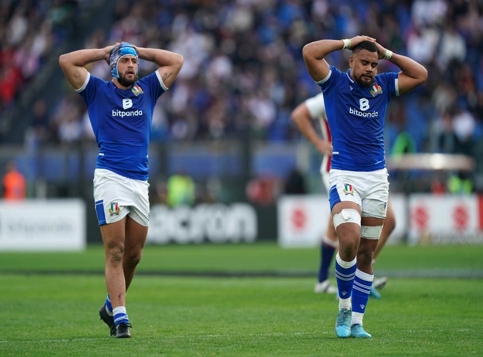 Italy have lost 34 Six Nations matches in a row (迈克埃格顿/ PA)