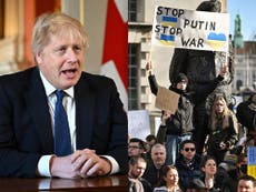 Boris Johnson news live: War could last years, Truss diz