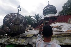 At least 10 dead in Indonesia earthquake as search continues