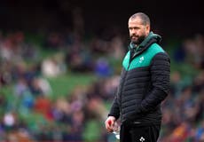 Andy Farrell reviews ‘weird’ law as Ireland ease to Six Nations win over Italy