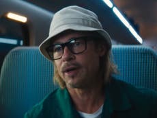 Brad Pitt stars opposite Sandra Bullock in new thriller Bullet Train – first trailer