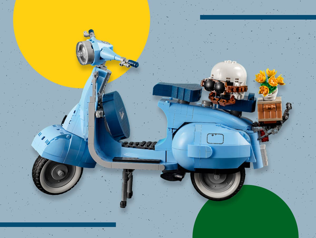Lego and Vespa launch iconic Italian scooter set for 75th anniversary
