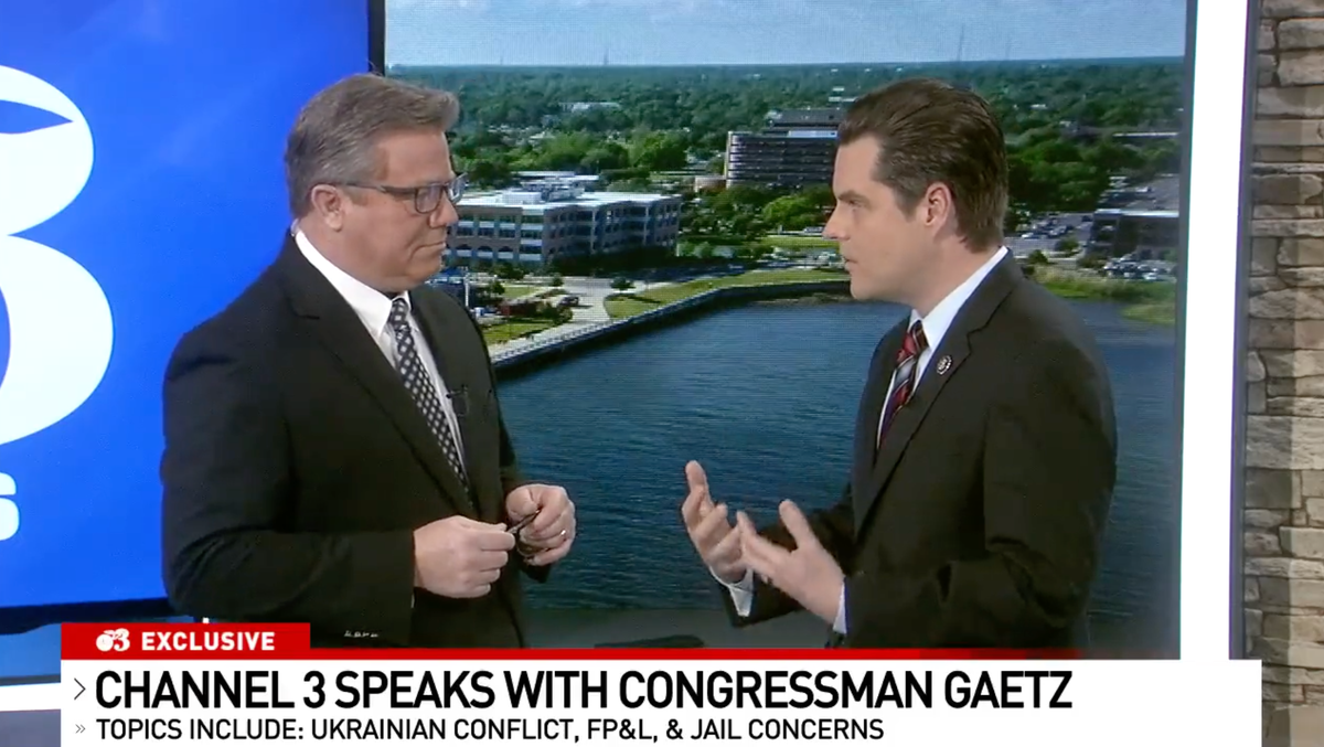 Local news anchor shuts down Matt Gaetz’s false 2020 election claims on live TV
