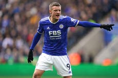 Jamie Vardy set for further spell on sidelines with new knee injury