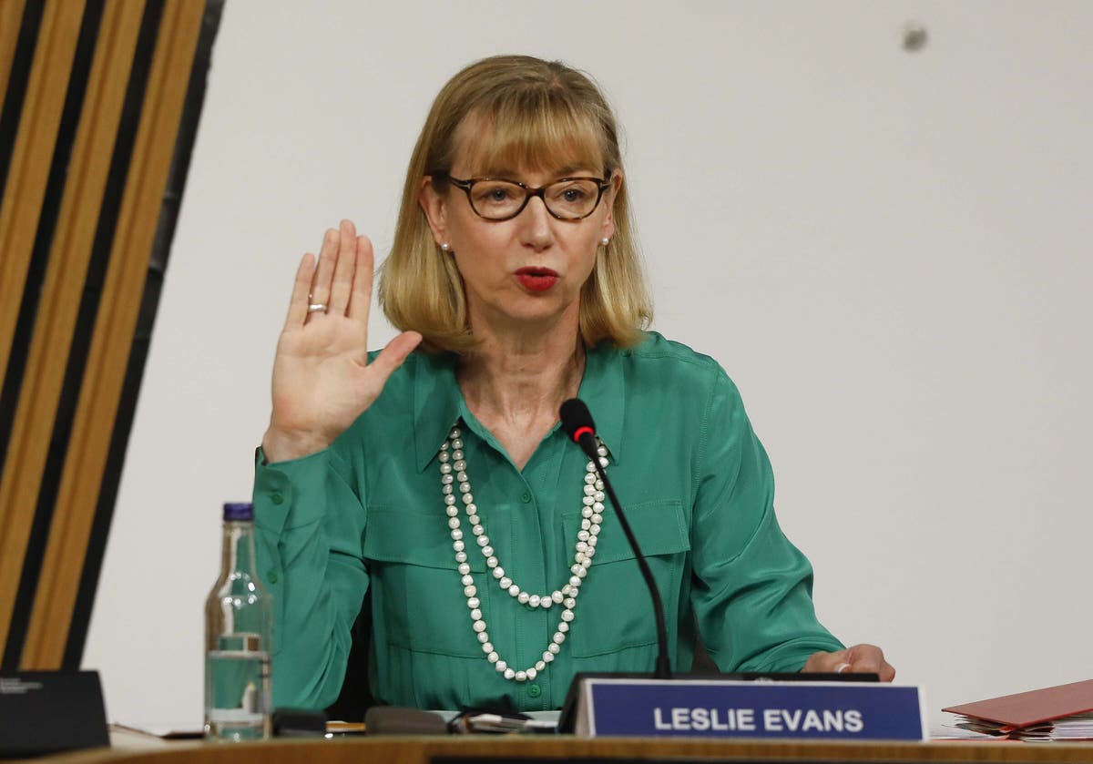 Former top civil servant Leslie Evans ‘unable’ to speak to Holyrood committee