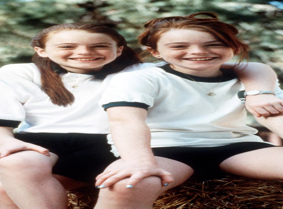 <p>Lindsay Lohan in her star-making role as Annie and Hallie in ‘The Parent Trap'</p>