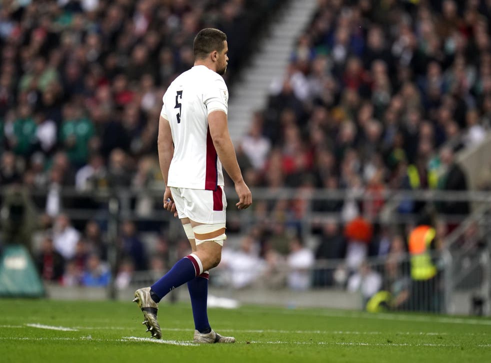 England’s Charlie Ewels departed early (Andrew Matthews/PA)