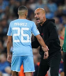 Pep Guardiola trying to get even more from in-form Riyad Mahrez