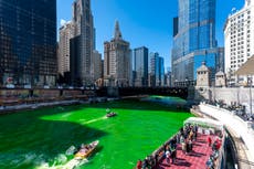 Chicago dyeing its river green for St Patrick’s Day isn’t an environmental disaster