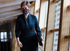 Nicola Sturgeon delays ditching face masks after rise in Covid cases