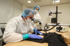 New forensics technology can detect blood specks on dark clothing within seconds