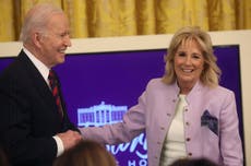 Biden sparks laughter by accidentally calling Kamala Harris ‘first lady’