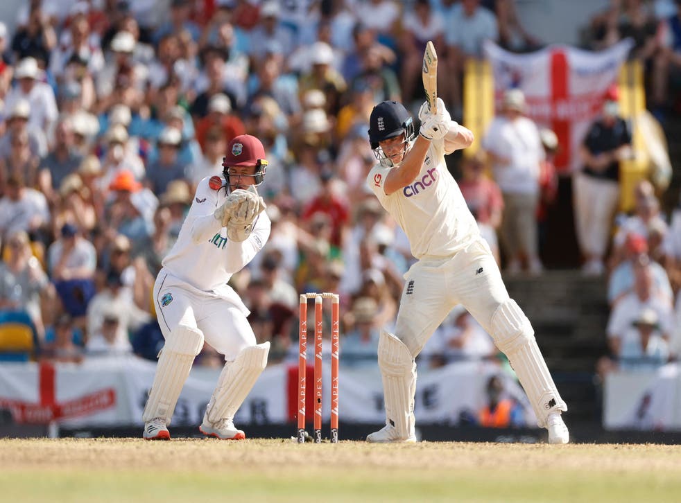 <p>Dan Lawrence impressed for England but fell just short of a maiden Test ton</bl>