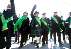 St. Patrick's Day parades turn pandemic blues Irish green