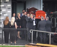 Shane Warne’s family and famous friends attend private funeral in Melbourne