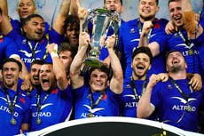 Six Nations team of the tournament dominanted by grand slam winners France