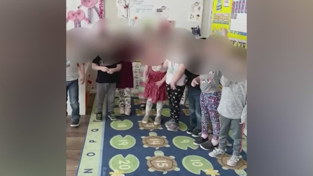 Leaked video shows pre-school teacher coaching kids to chant ‘we want Biden out’