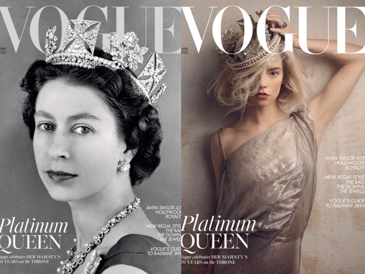 The Queen has made her first appearance on the cover of Vogue