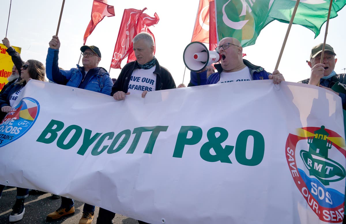 Law will be changed to ‘undo’ P&O’s mass sacking of its workers, government vows