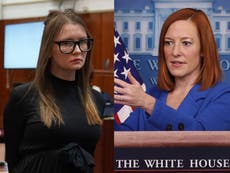 Anna Delvey says she is ‘happy to hear’ Jen Psaki and Hillary Clinton are watching Inventing Anna