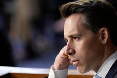 Josh Hawley says women are ‘people who give birth’ then gets in a muddle over vaginas