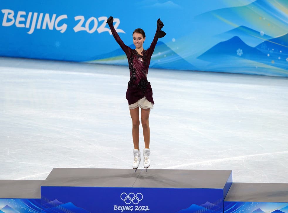 Olympic champion Anna Shcherbakova was also competing in Saransk (Andrew Milligan/PA)