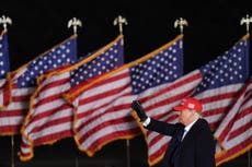Trump airs grievances, all but hints at a 2024 run in Georgia