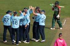 England through to Women’s World Cup semi-finals after defeating Bangladesh