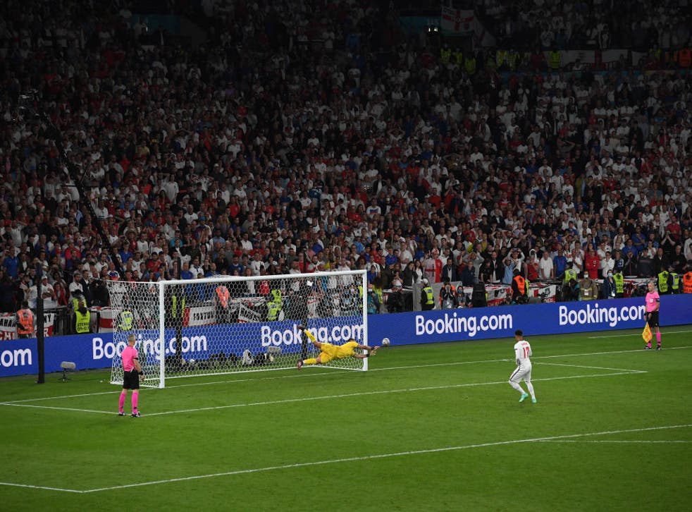<p>Jadon Sancho saw his penalty saved in the Euro 2020 final shootout  </bl>