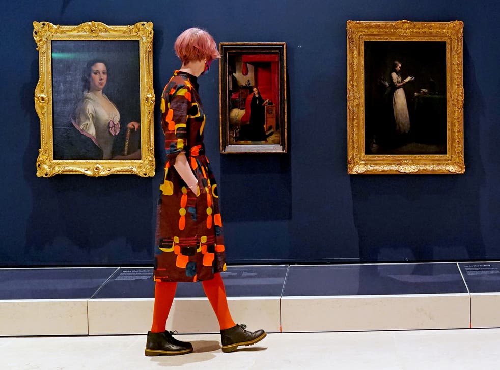The central gallery, as the Burrell Collection prepares to reopen (Jane Barlow/PA)