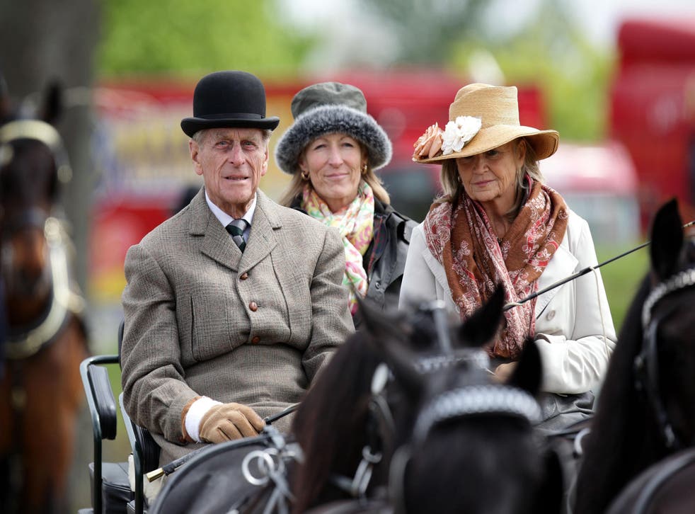 The Duke of Edinburgh at the Royal Windsor Horse Show (Steve Parsons/PA)