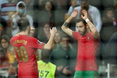 Bruno Fernandes double fires Portugal to World Cup