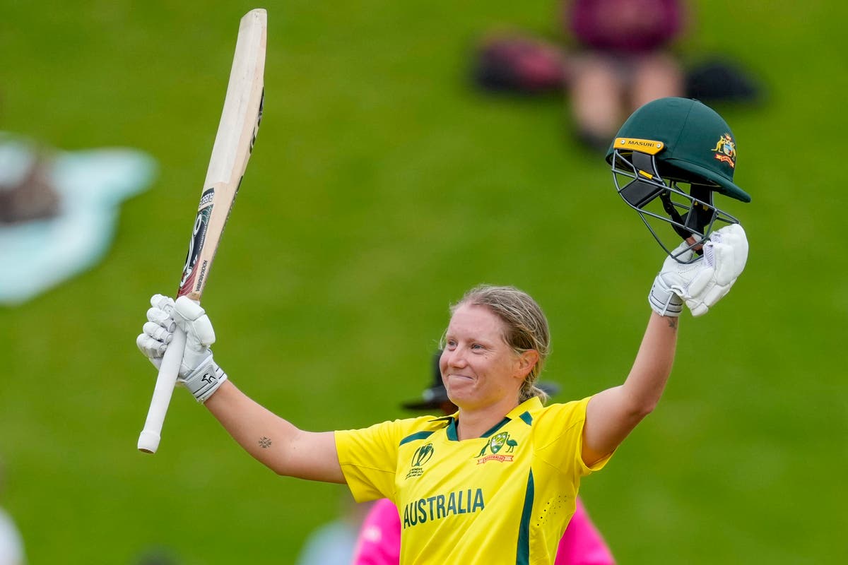 Superb Alyssa Healy century helps Australia into Women’s World Cup final