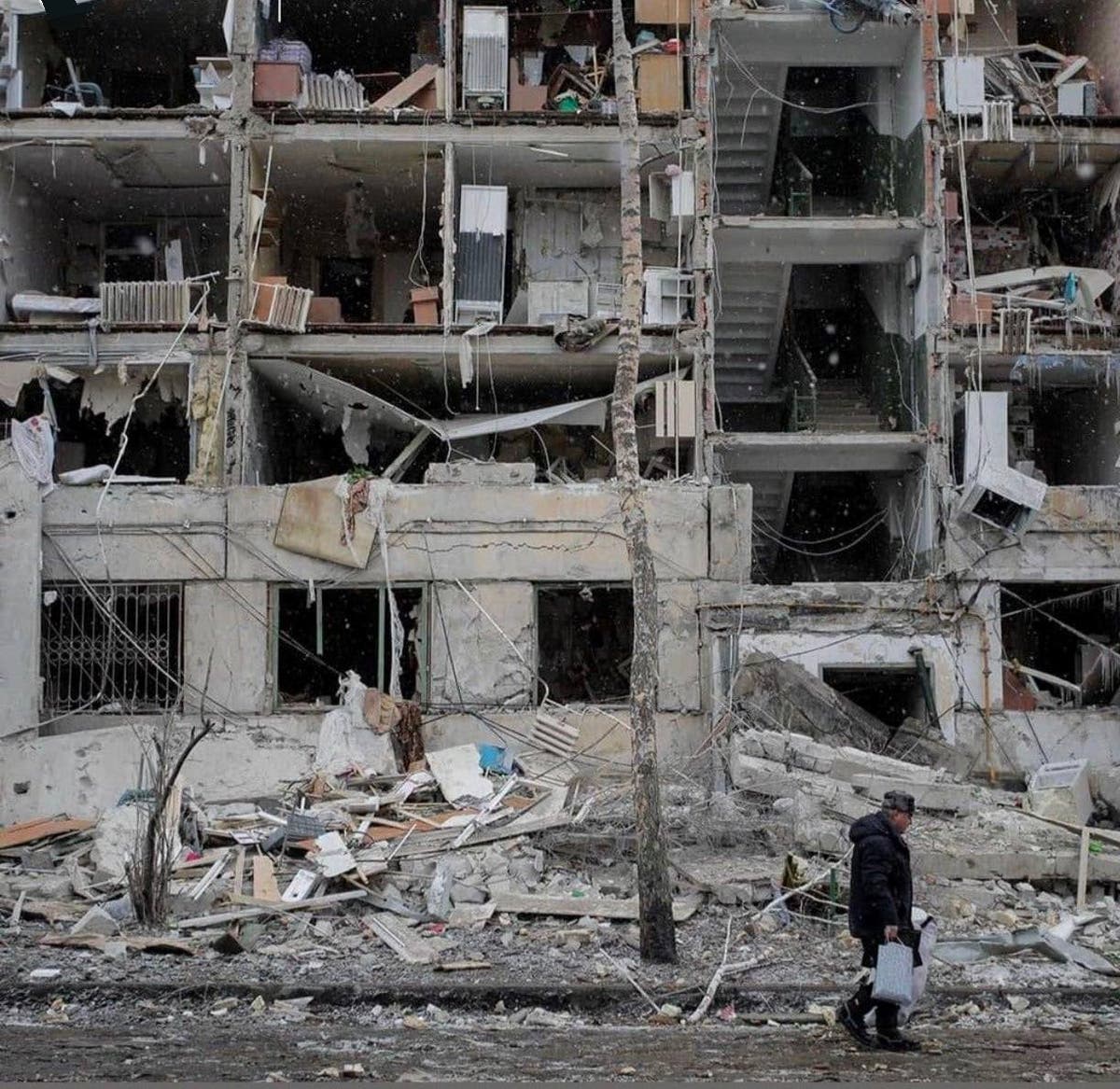 ‘Nothing justifies this’: On Kharkiv frontline, a city destroyed by Putin’s war