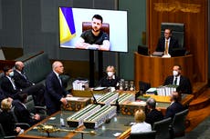 Ukrainian president requests Australian armored vehicles 