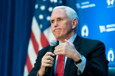 Pence bucks Trump in campaigning for governor Brian Kemp in Georgia
