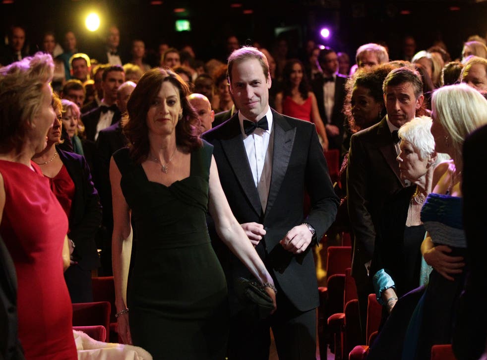 William, accompanied by Amanda Berry, at the Baftas in 2014 (Yui Mok/PA)