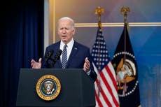 Biden calls for ‘brutal’ Putin to face war crimes trial