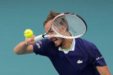 Daniil Medvedev misses chance to return to world No 1 with Miami Open loss
