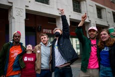 Amazon workers declare victory with historic union election in New York