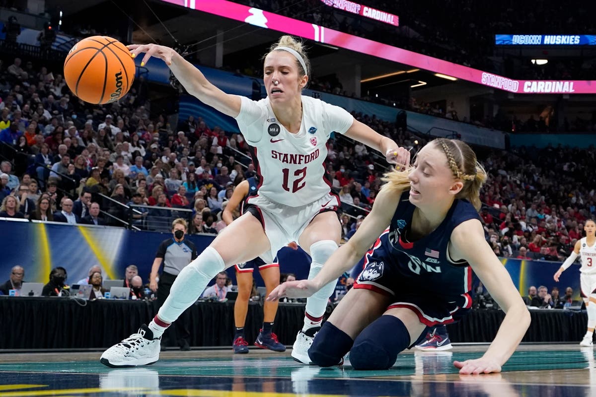 UConn tops Stanford 63-58, advances to NCAA title game