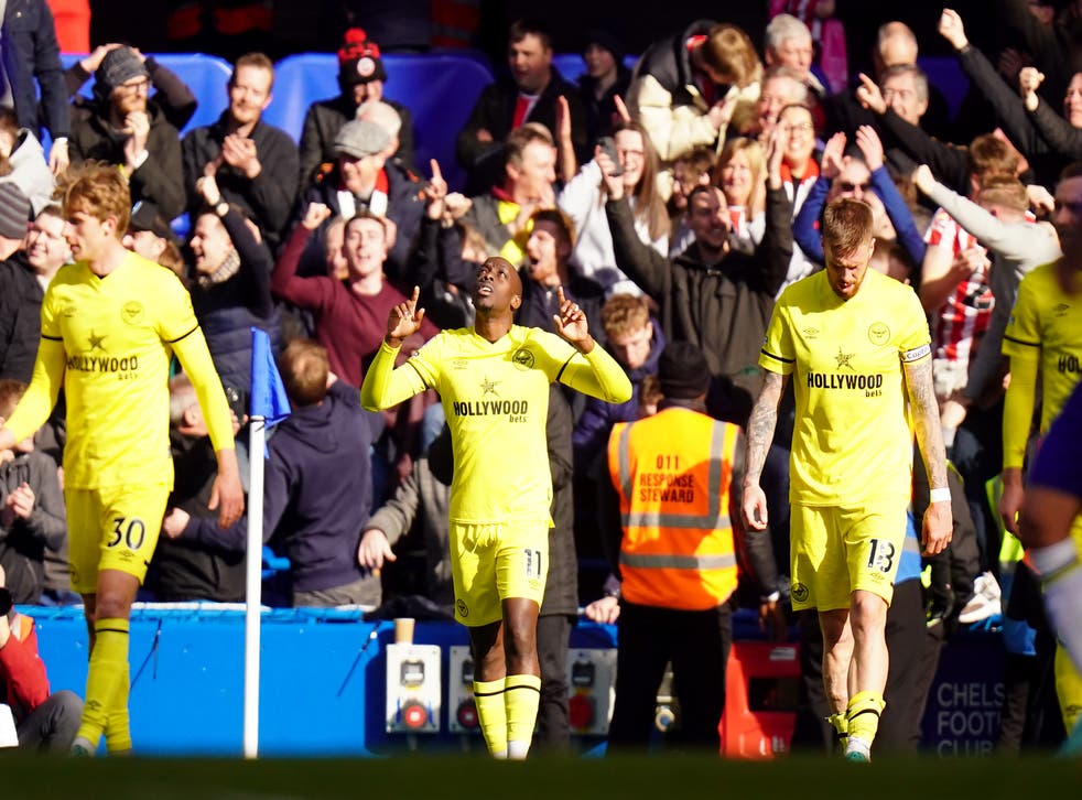 Brentford’s Yoane Wissa capped a remarkable win (Adam Davy / PA)